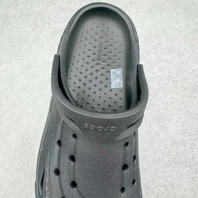 Crocs Echo Clog Black Molded Strap Clog 5