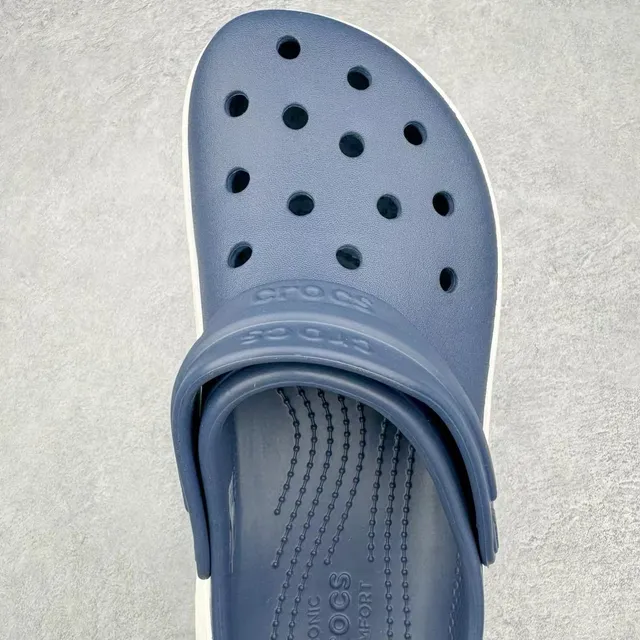 Crocs Echo Clog Navy Blue Platform Clog 4