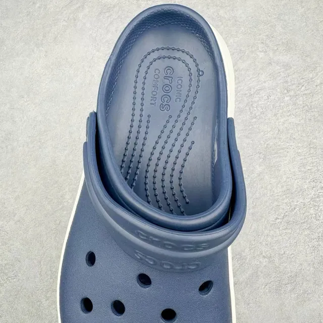 Crocs Echo Clog Navy Blue Platform Clog 5
