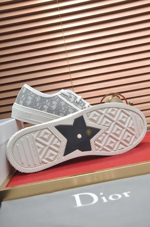 Dior B-Series Monogram Canvas Platform Lifestyle Sneakers 3