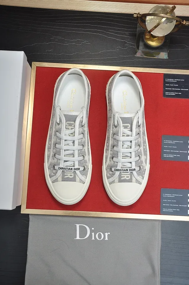 Dior B-Series Monogram Canvas Platform Lifestyle Sneakers 5
