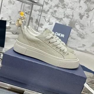 Dior B23 Sneakers Lifestyle Beige Monogramme Embossé