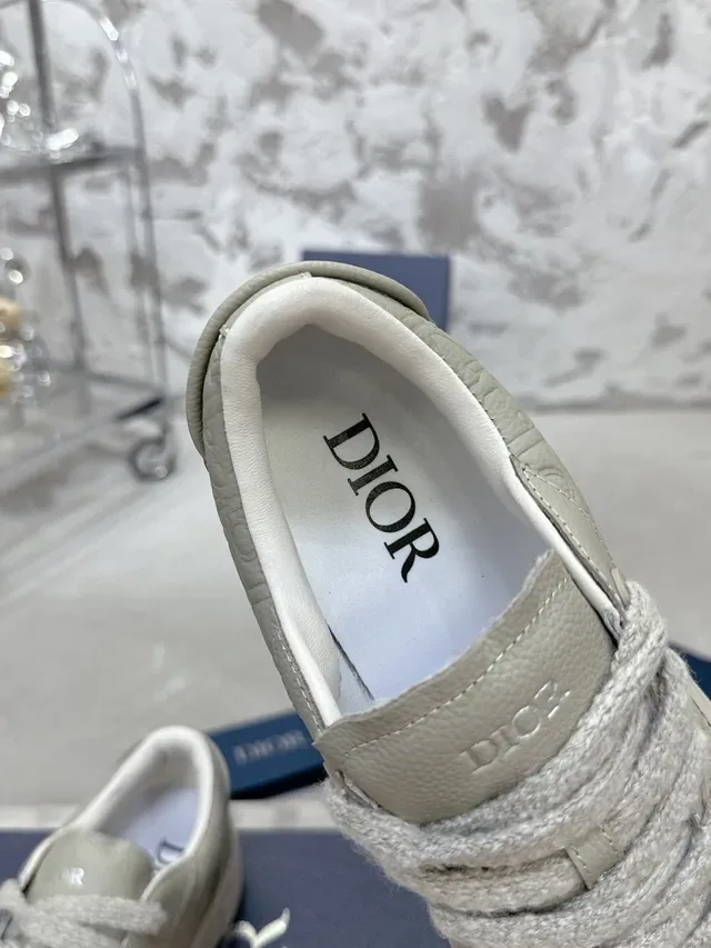 Dior B23 Tênis Lifestyle Bege Monograma Embossado 6