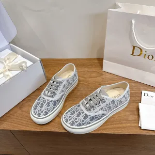 Dior B23 Monogram Canvas Low-Top Lifestyle Sneakers