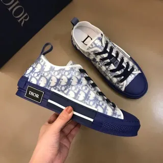 Dior B23 Monogram Translucent Navy Lifestyle Sneakers
