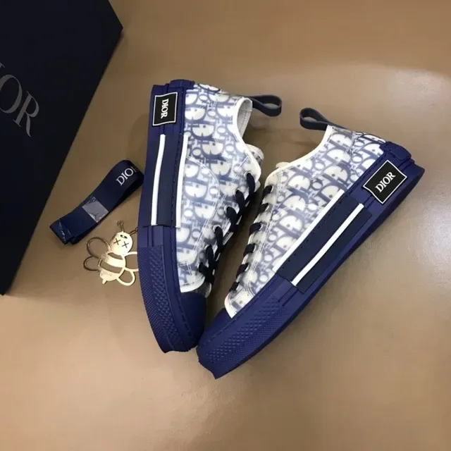 Dior B23 Monogram Translucent Navy Lifestyle Sneakers 6