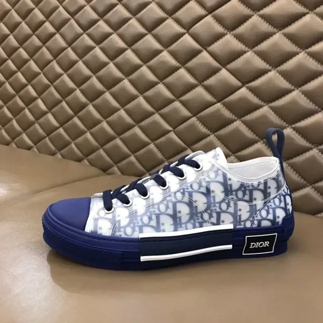 Dior B23 Monogram Translucent Navy Lifestyle Sneakers 9