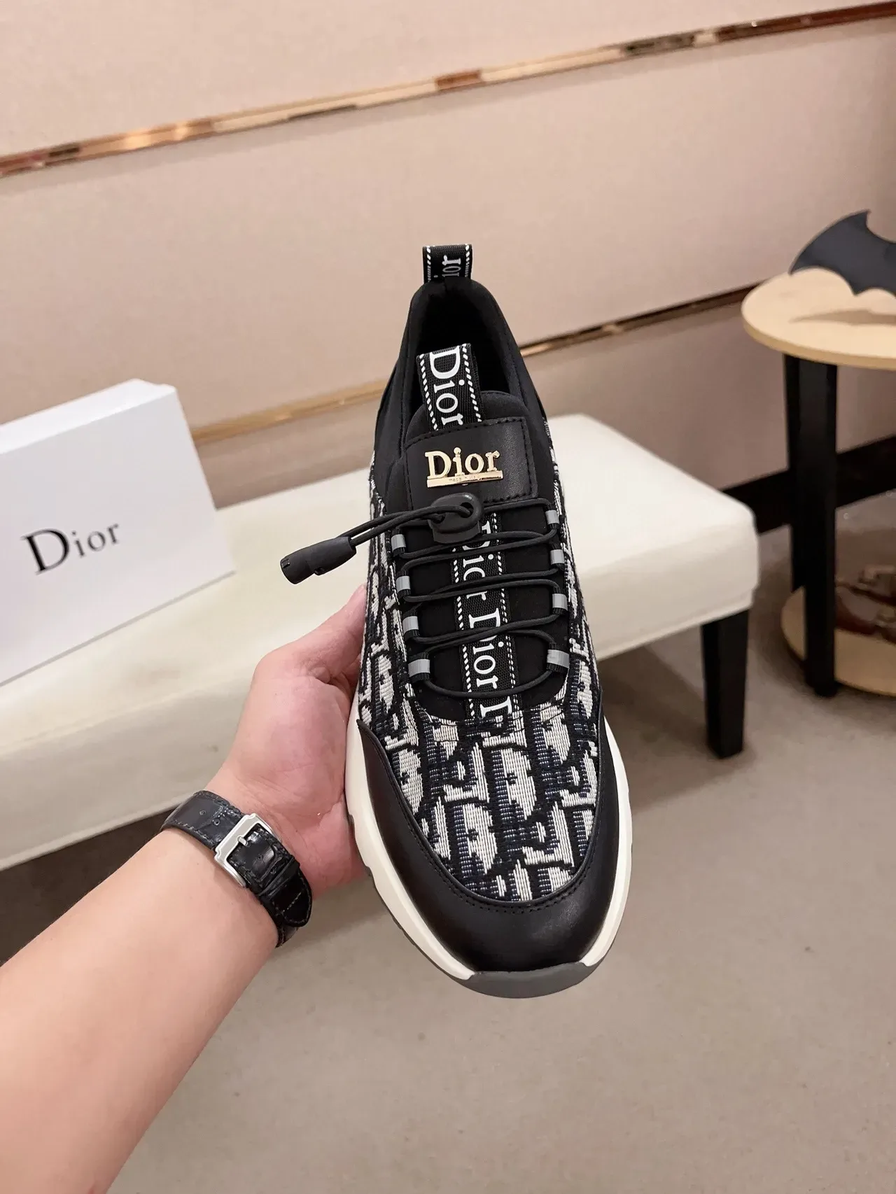 Dior B27 Monogram Slip-On Lifestyle Sneakers 2