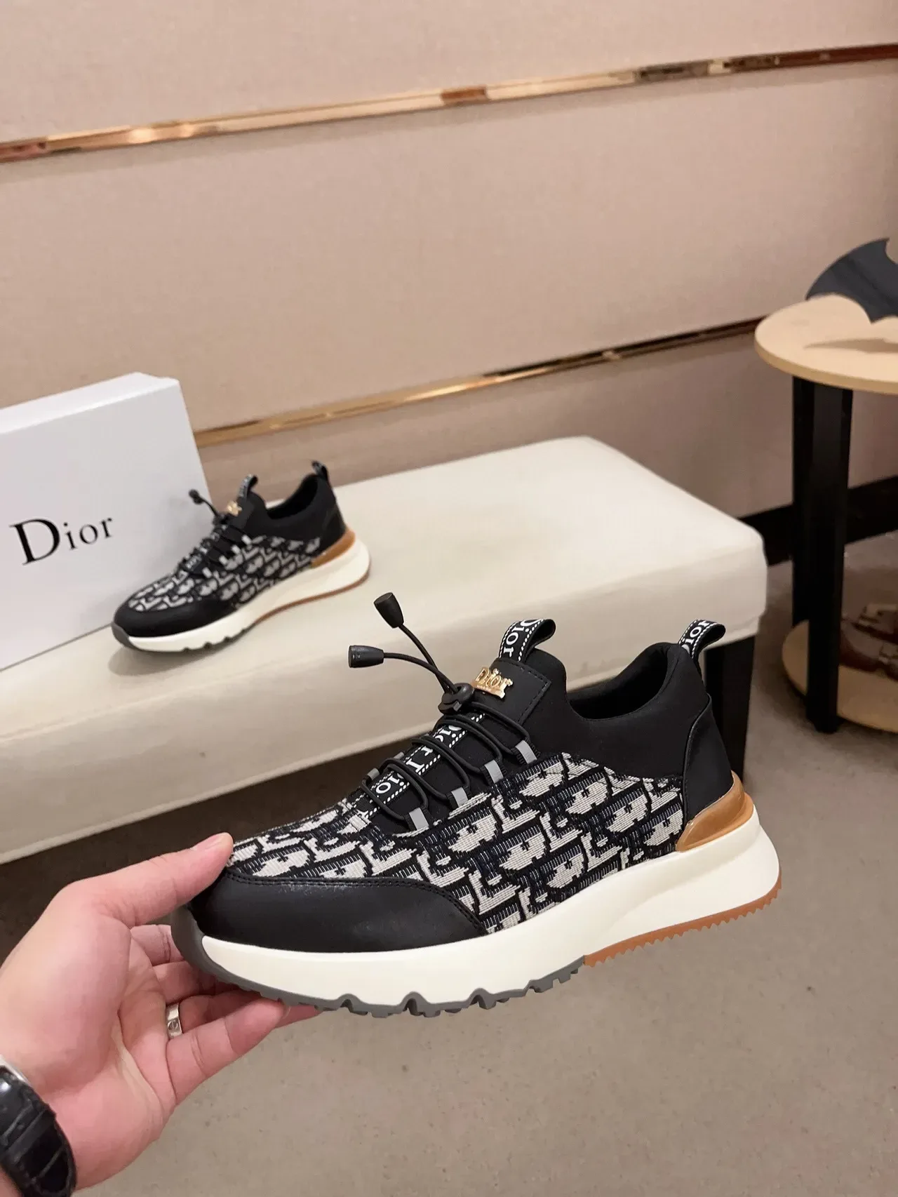 Dior B27 Monogram Slip-On Lifestyle Sneakers 3