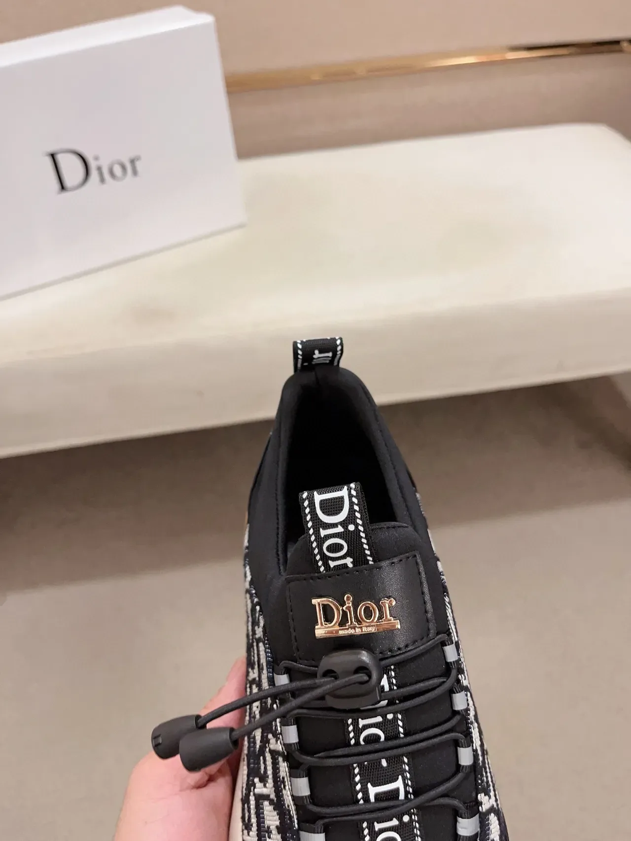 Dior B27 Monogram Slip-On Lifestyle Sneakers 6