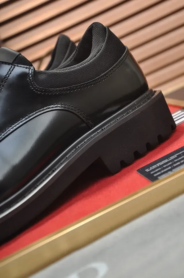 Dior Black Cap-Toe Oxford Shoes 2