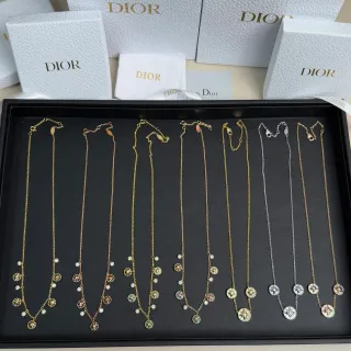 Dior Rose des Vents 金银细链 罗盘-星吊坠 项链