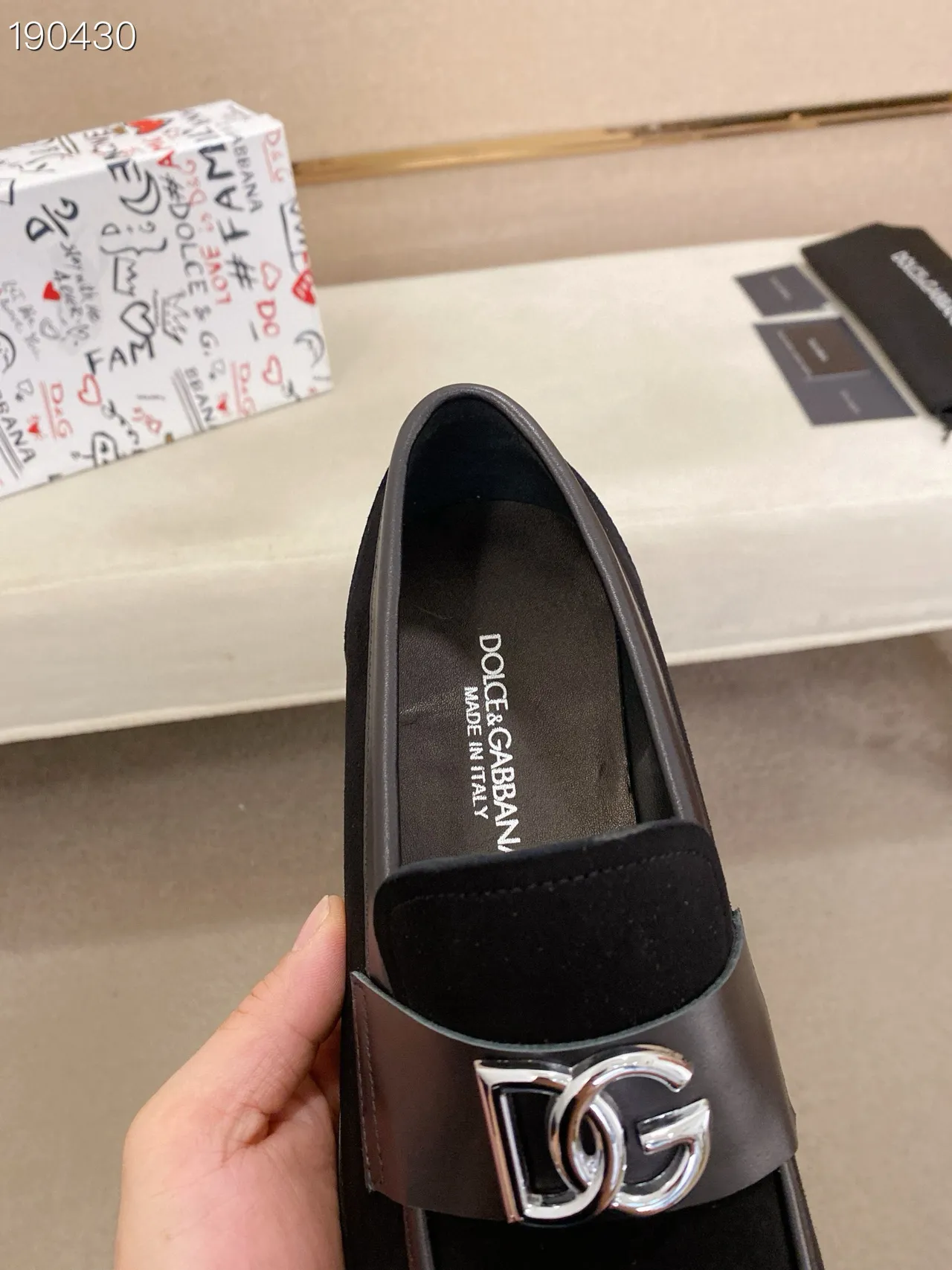 Dolce & Gabbana DG موسين ببكل شيبرو أسود 4