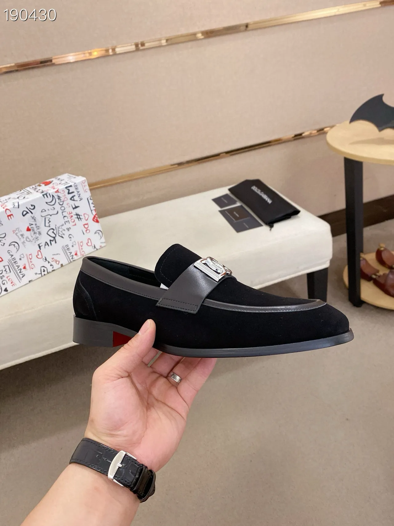 Dolce & Gabbana DG موسين ببكل شيبرو أسود 7