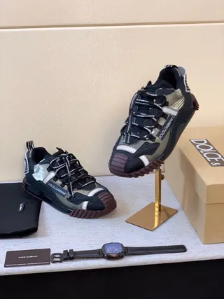 Dolce & Gabbana Runner Multicolor Chunky Sneakers 1