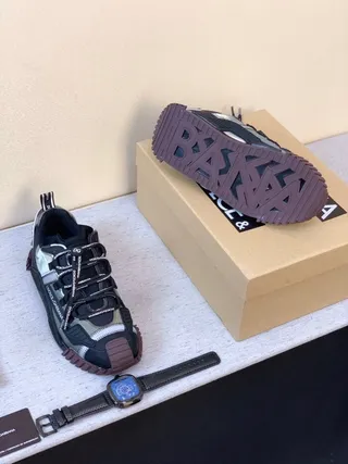 Dolce & Gabbana Runner Multicolor Chunky Sneakers 3