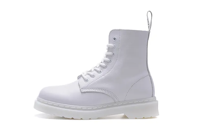 Dr. Martens 1460 White Smooth Leather Martin Boot 2