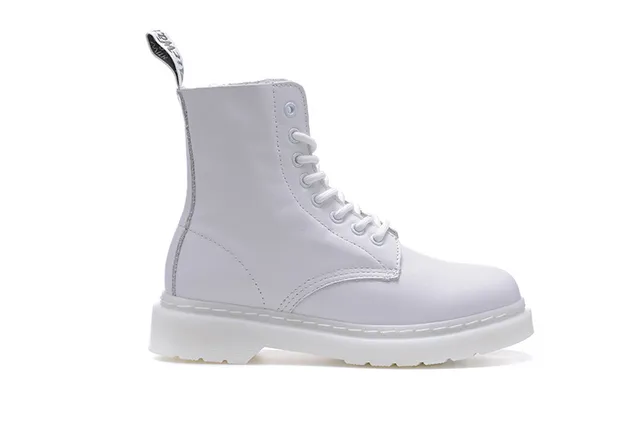 Dr. Martens 1460 White Smooth Leather Martin Boot 4