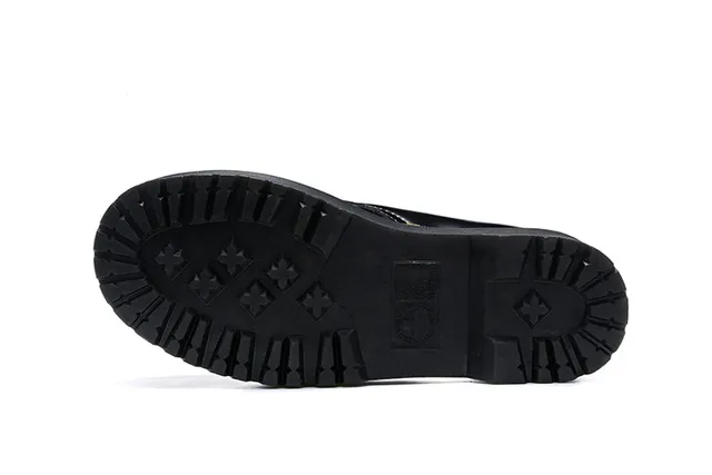 Dr. Martens Jadon Noir Jaune Semelle Plateforme Couture Welt Chaussures Mary Jane 7