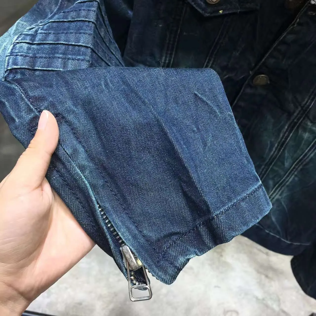 Dsquared2 মার্কিন যুক্তরাষ্ট্রের পতাকা প্যাচ ডেনিম জ্যাকেট 4