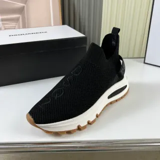 Dsquared2 ICON Black White Gum Lifestyle Sneakers