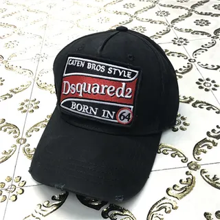 Dsquared2 ICON Caten Bros Style Red Baseball Cap 2