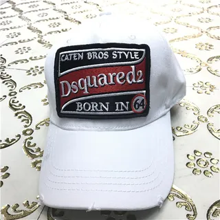 Dsquared2 ICON Caten Bros Style Red Baseball Cap 3