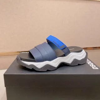 Dsquared2 ICON Navy and Blue Platform Casual Sandals