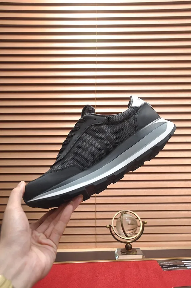 Emporio Armani EA7 Black and White Lifestyle Sneakers 4