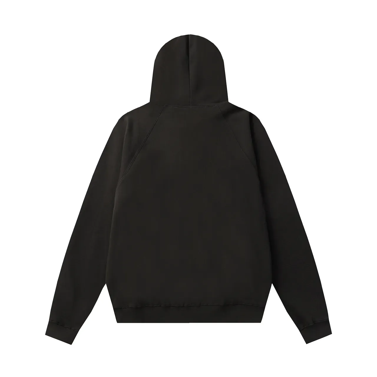 Fear of God Essentials Black Oversized Fit Tonal Embossed Logo Hoodie 3