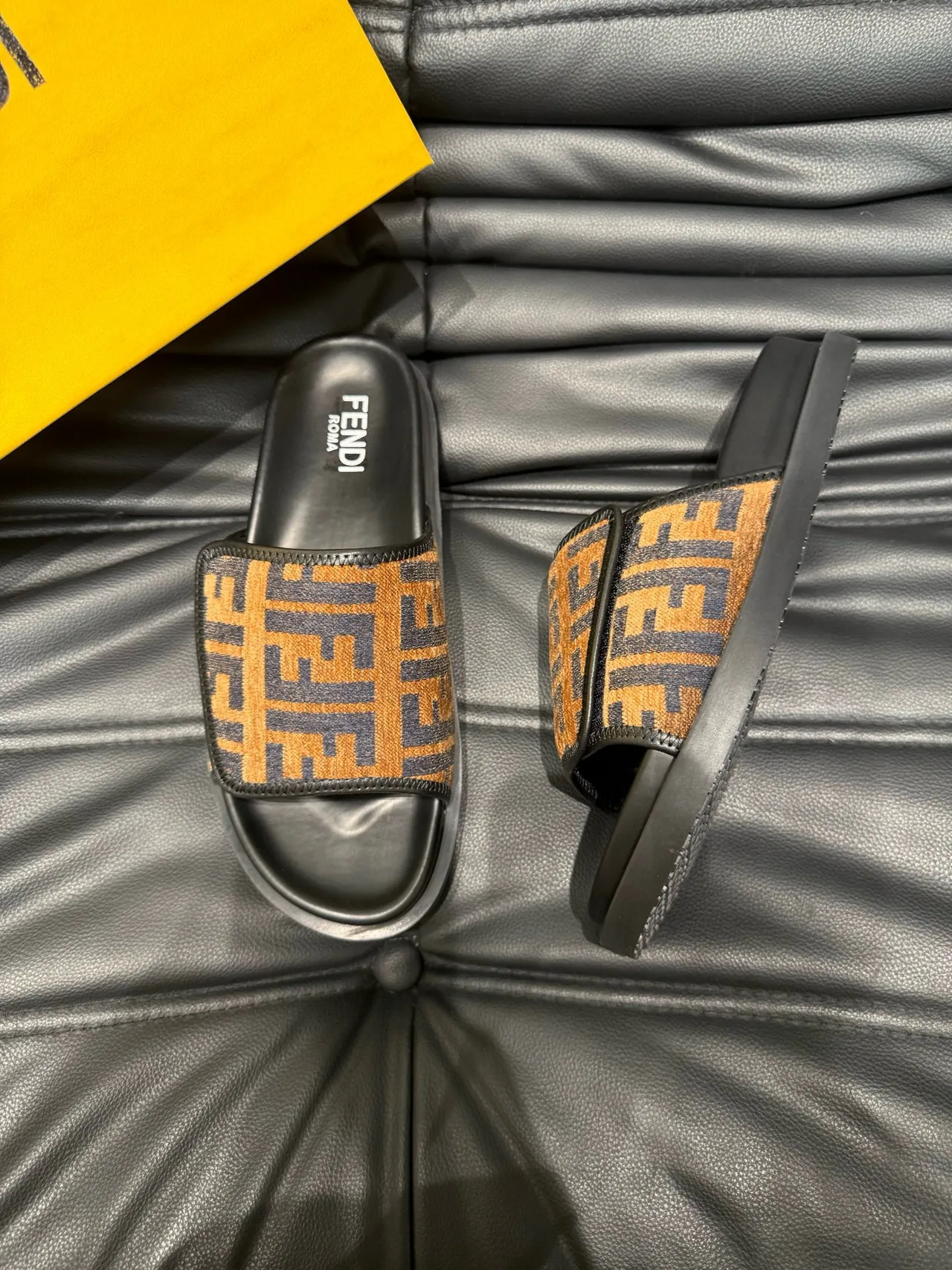 Fendi FF Monogram Slide Slipper 3