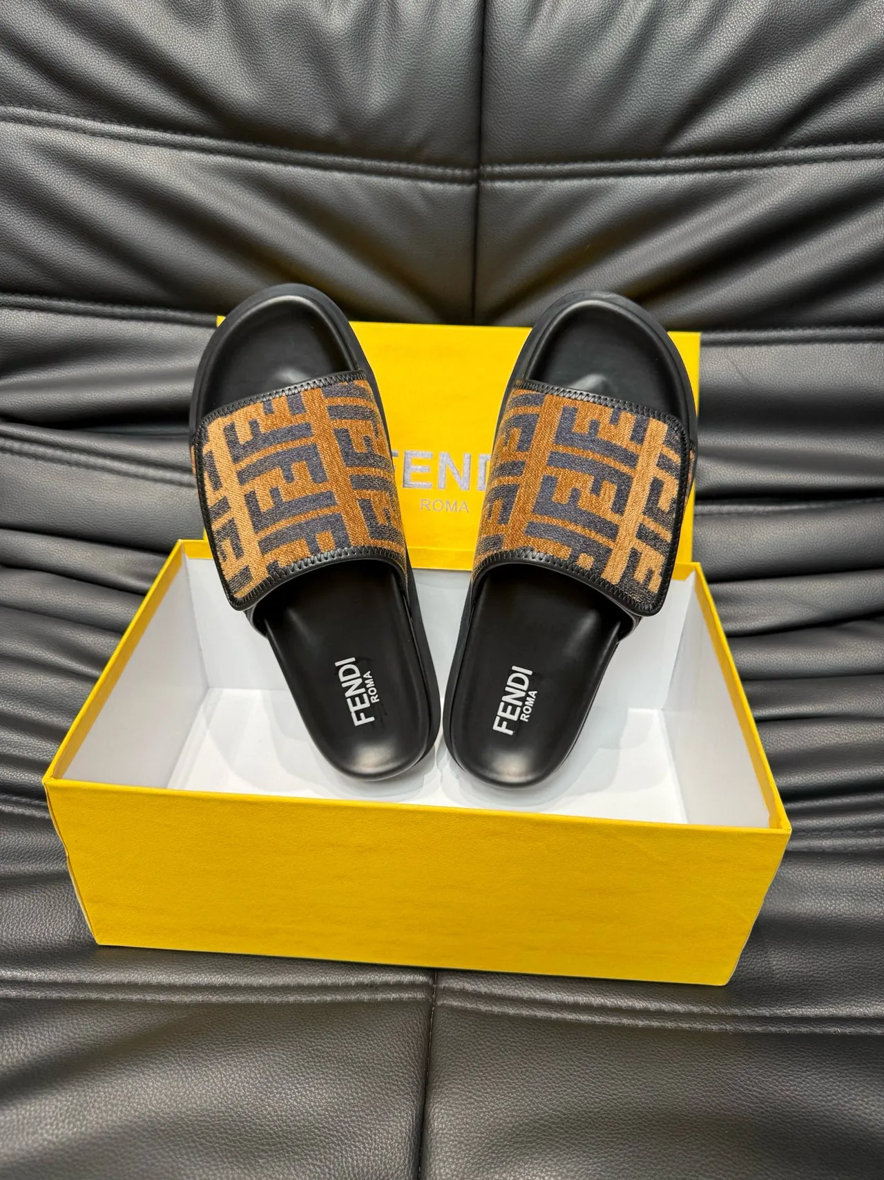 Fendi FF Monogram Slide Slipper 5