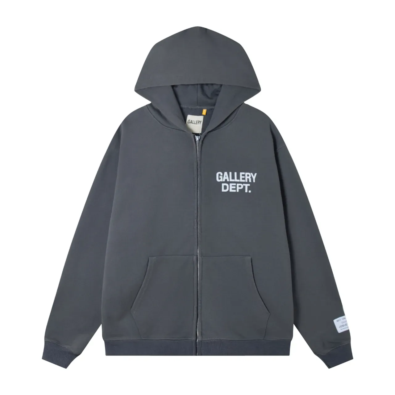Gallery Dept Embroidered Logo Full-Zip Hoodie 4