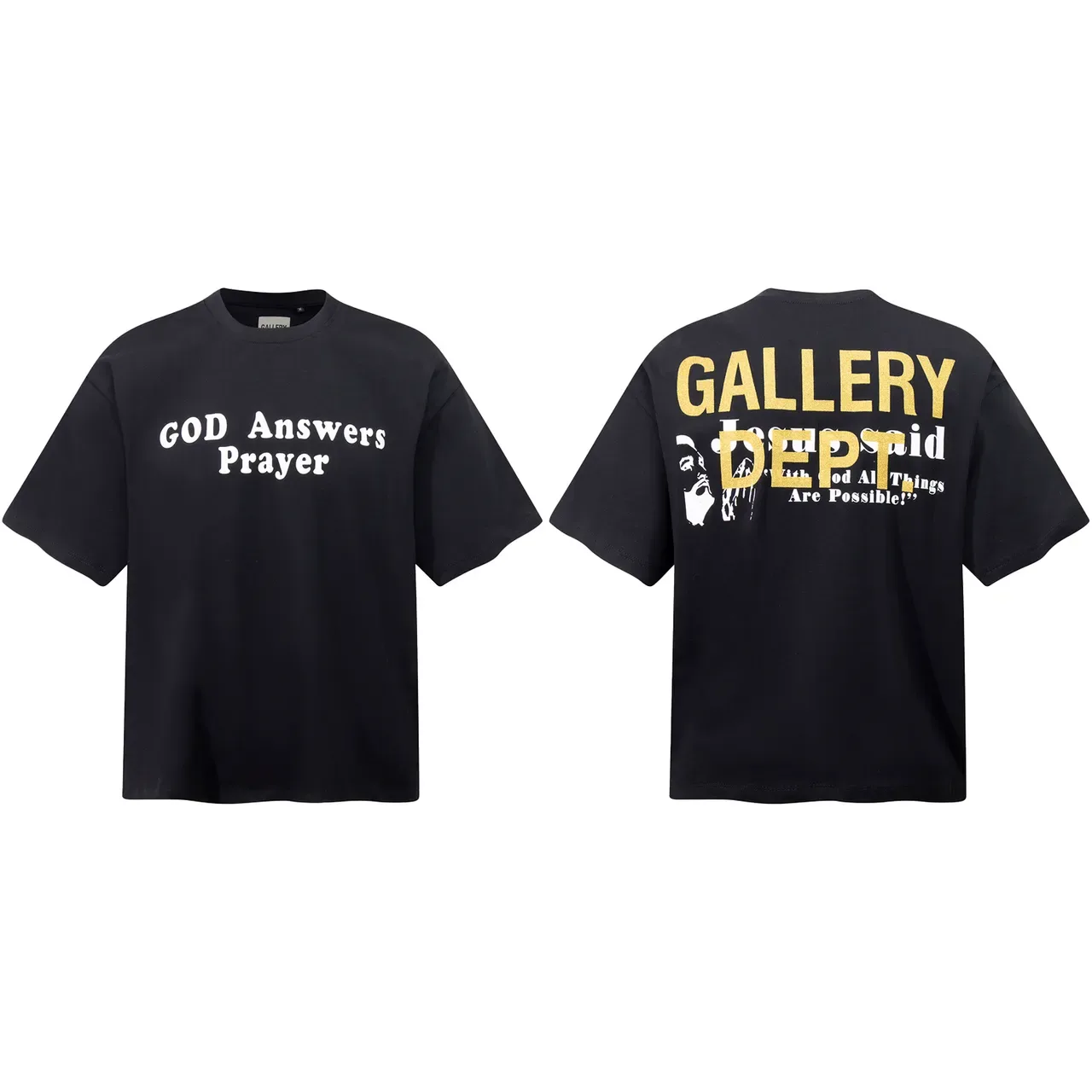 Gallery Dept GOD Answers Prayer Oversized Graphic T-Shirt 5