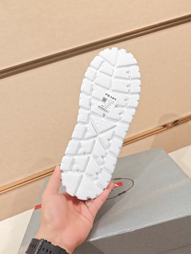 All-White Mesh Low-Top Platform Sneaker 2