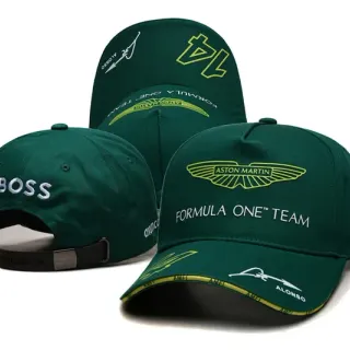Aston Martin Formula One Team গ্রিন এমব্রয়ডার্ড বেসবল ক্যাপ