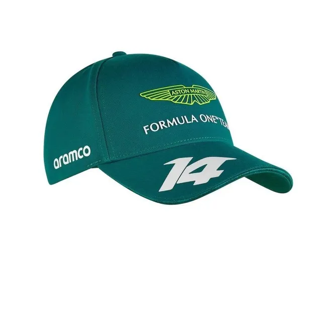 Aston Martin Formula One Team Green Embroidered Baseball Cap 13
