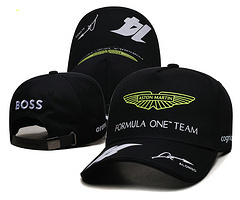 Aston Martin Formula One Team Green Embroidered Baseball Cap 23