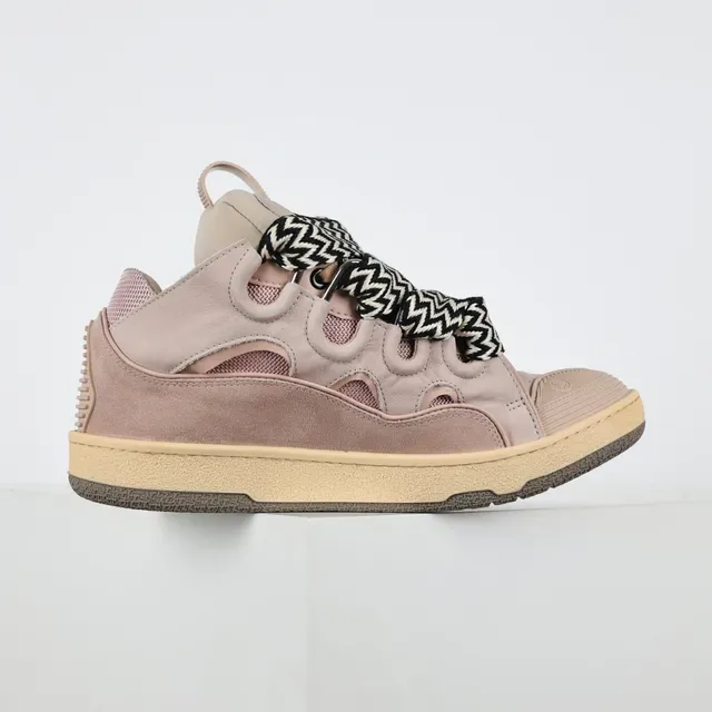 Beige Black High-Top Layered Strap Closure Sneakers 7