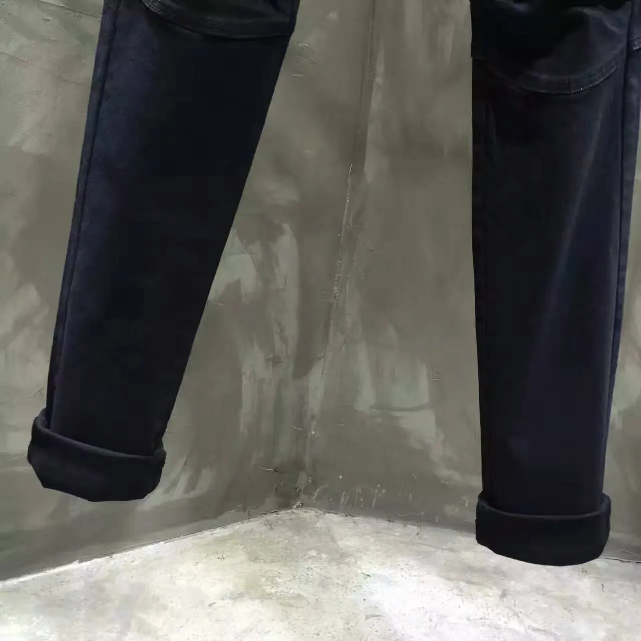 Black Cargo Zipper Detail Slim Fit Jeans 7
