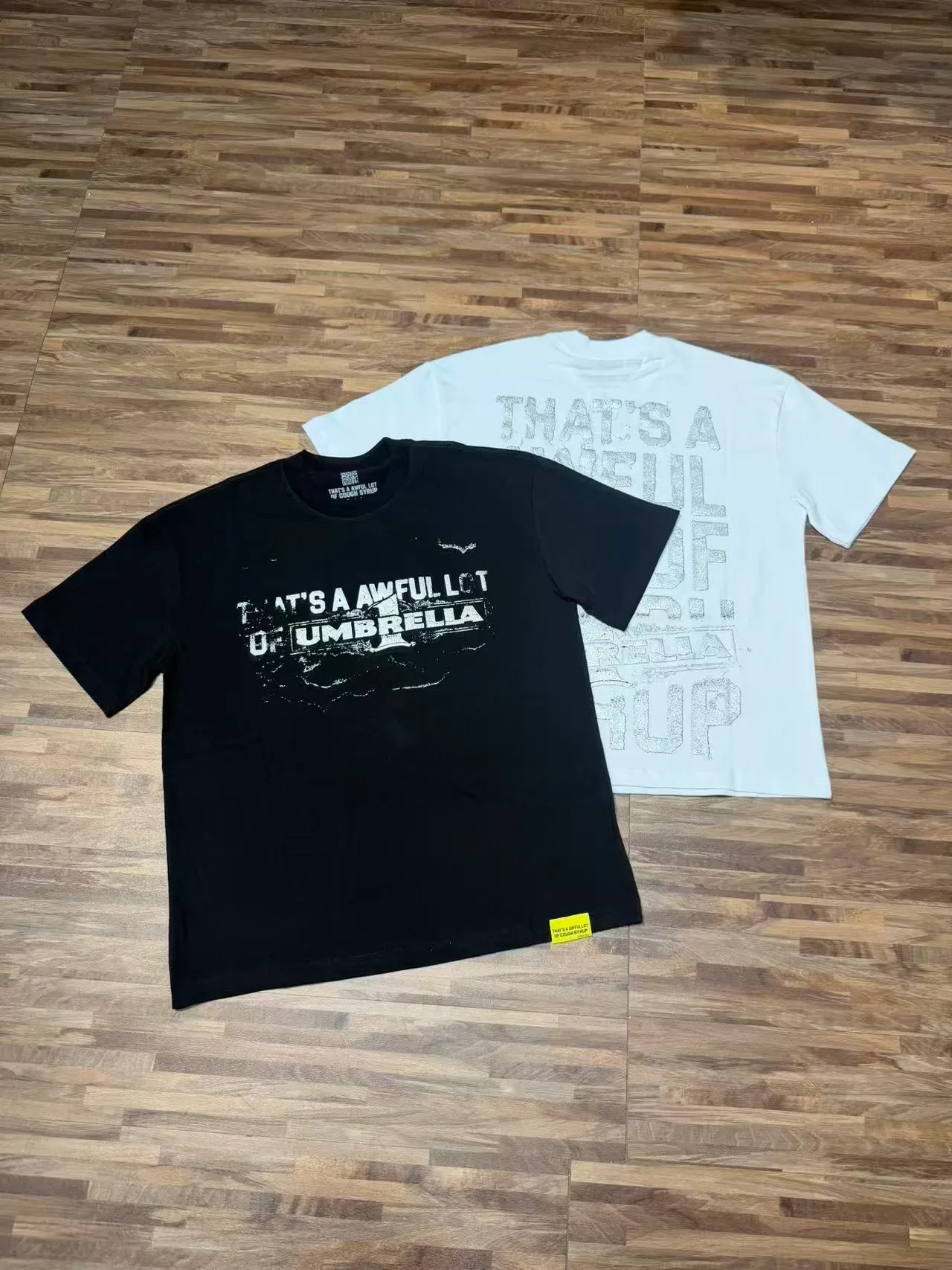 Black Distressed Graphic Print Crew-Neck Short-Sleeve T-Shirt 8