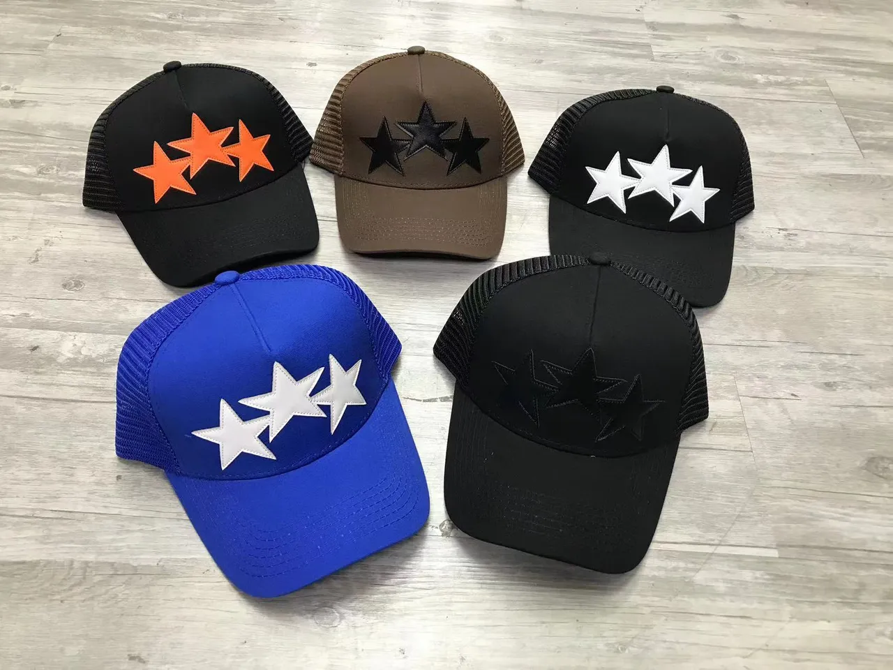 Black Structured Crown Mesh Back Baseball Cap 12