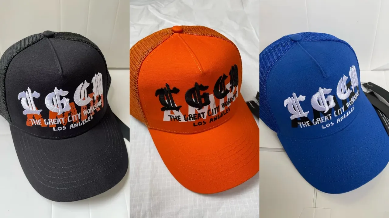 Black Structured Crown Mesh Back Baseball Cap 14