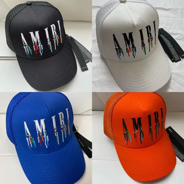 Black Structured Crown Mesh Back Baseball Cap 15