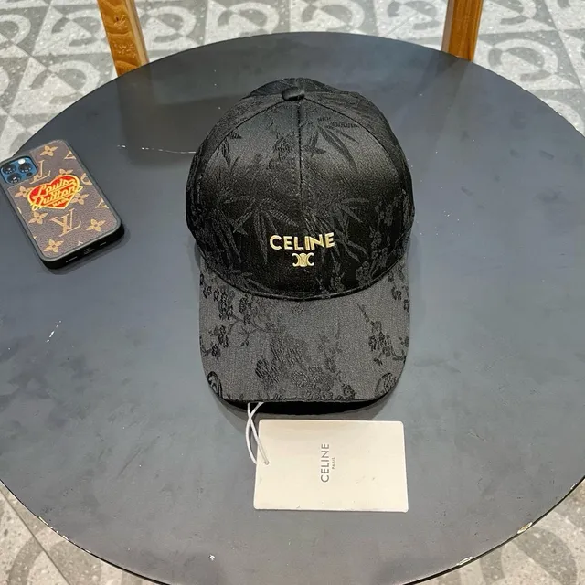 Black Textured Fabric Structured Baseball Cap 5