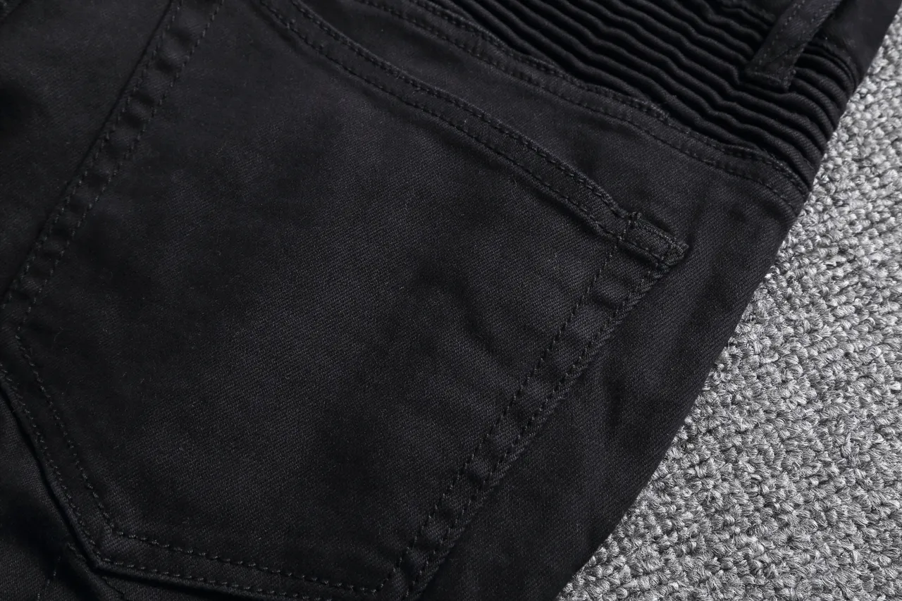 Black Zippered Cargo Moto Shorts 4