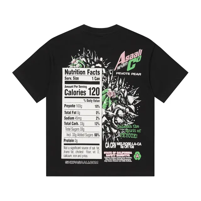 Blue Black Graphic Print Oversized Fit T-Shirt 4