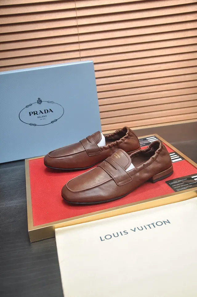 Brown Black Penny Elasticated Gusset Loafer 4