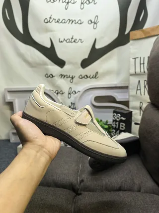 Brown Leather-Like Strap Mary Jane Shoes 5