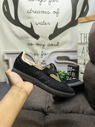 Brown Leather-Like Strap Mary Jane Shoes 15